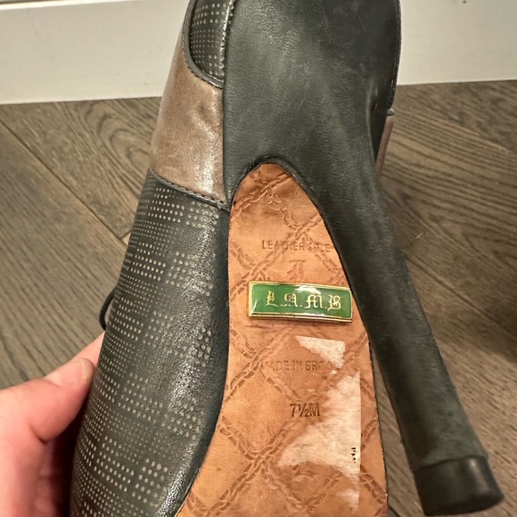 Lamb 7.5 high heel lace front shoes - Picture 5 of 7